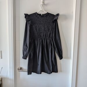 GAP Black Long Sleeve Dress